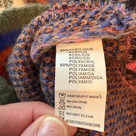 SensUniq Paris Hearts Sweater Multicolor One Size (TU) - Picture 5 of 5